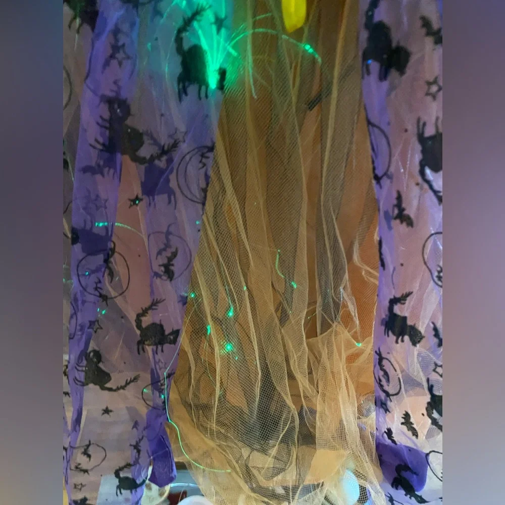 Witch Halloween costume. Lights up. Youth medium.